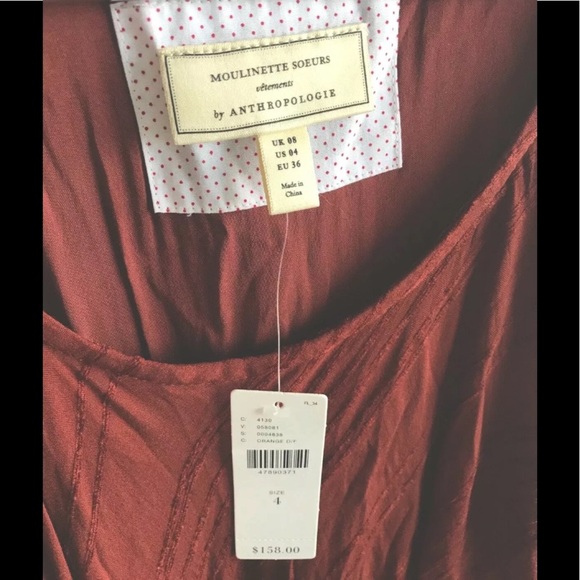 SALE NWOT Anthropologie Guinevere Maxi Dress sz 0 - Picture 4 of 15
